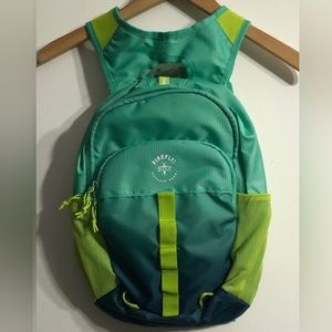 Firefly! Outdoor Gear unisex outdoor camping backpack green. 11”X 4.5” X 16”